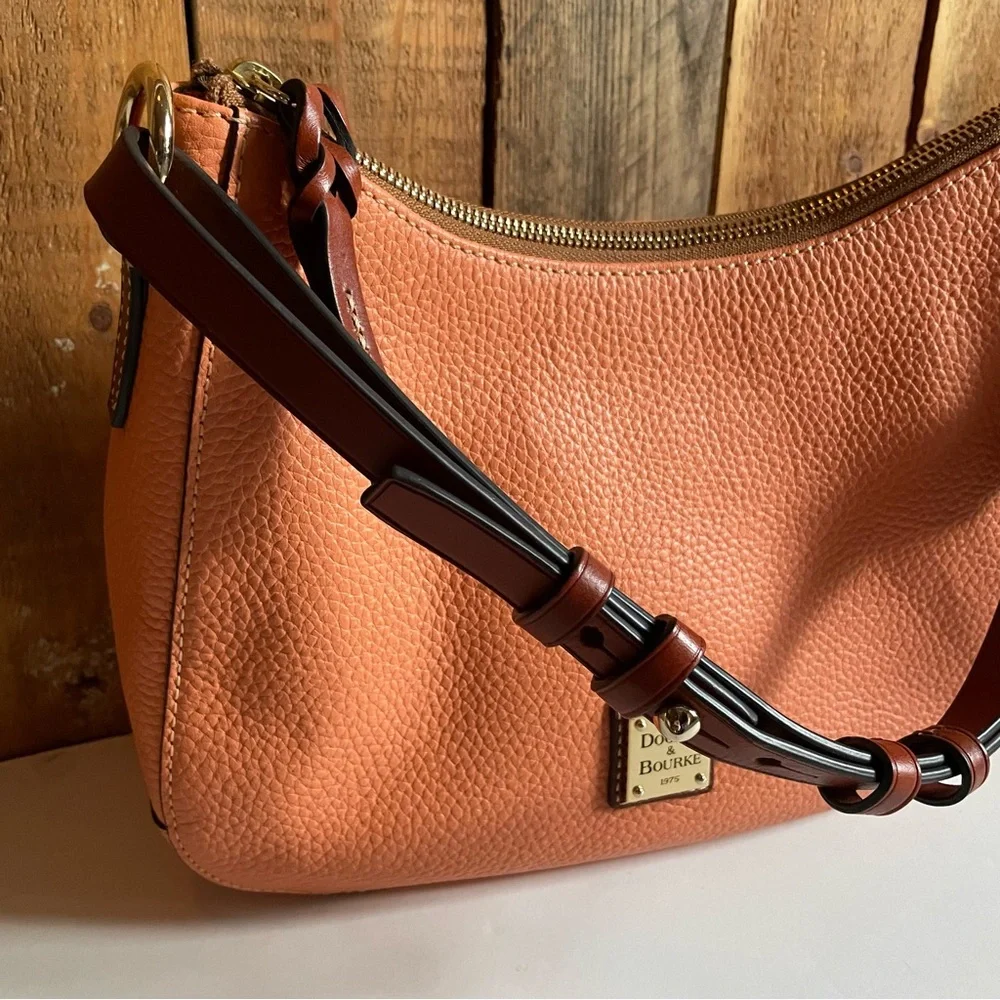 Apricot Kiley Dooney & Bourke Hobo Purse - Picture 4 of 15
